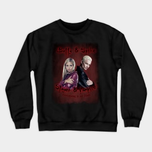 Buffy & Spike Vintage Look Crewneck Sweatshirt